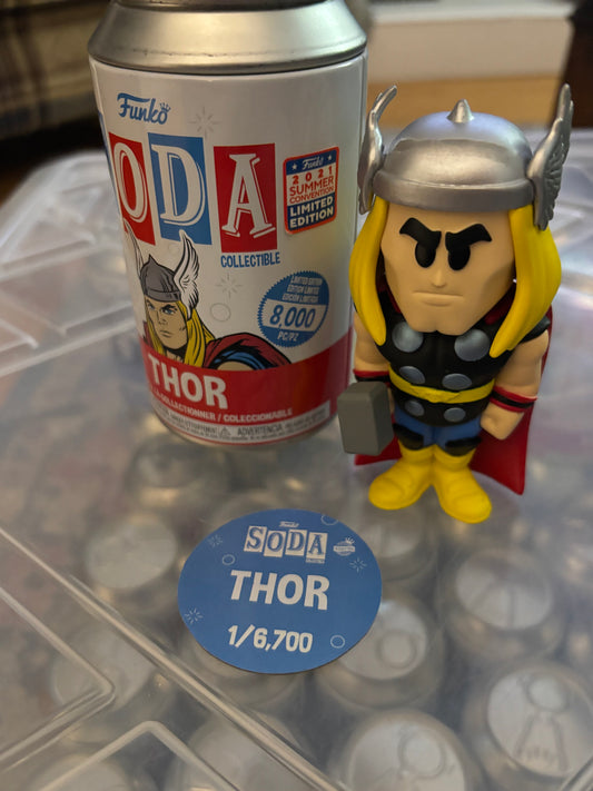 Funko Soda Common :  Marvel : Thor limited 6700 2021 Summer Exclusive