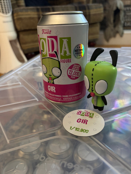 Funko Soda Common : Invader Zim : Gir limted 10800