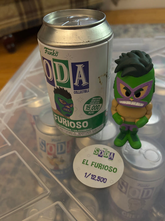 Funko Soda Common : Marvel Comics : El Furioso limited to 12500