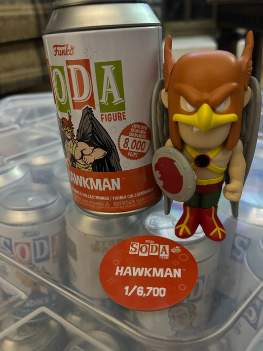 Funko Soda Common : Dc Comics : Hawkman limited to 6700