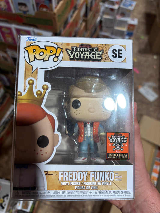 Ad Icons Pop!  Freddy Funko as Marty Mcfly Funtastic Voyage limited 1500 Back to future