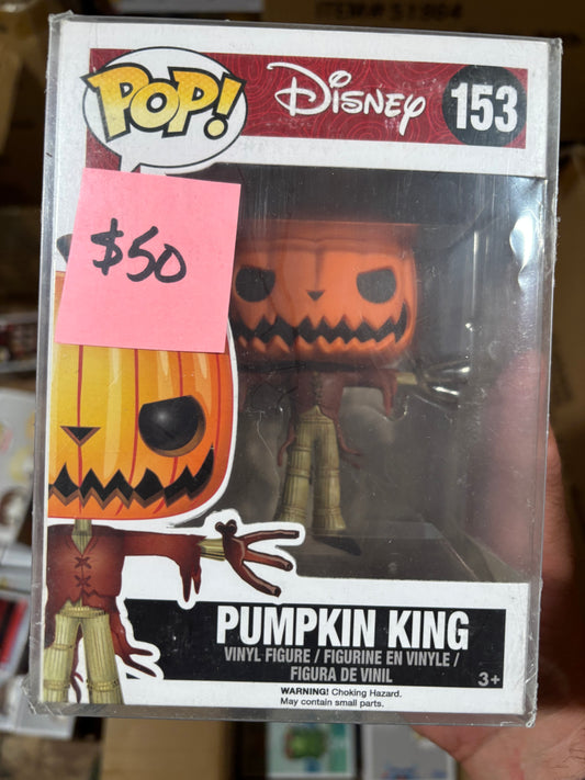 Funko Pop! Disney pumpkin king #153 NBX Nightmare before Chirstmas xmas