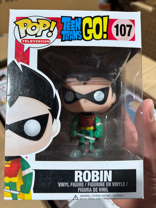 Dc Funko Pop : Teen Titans Go :  Robin #107