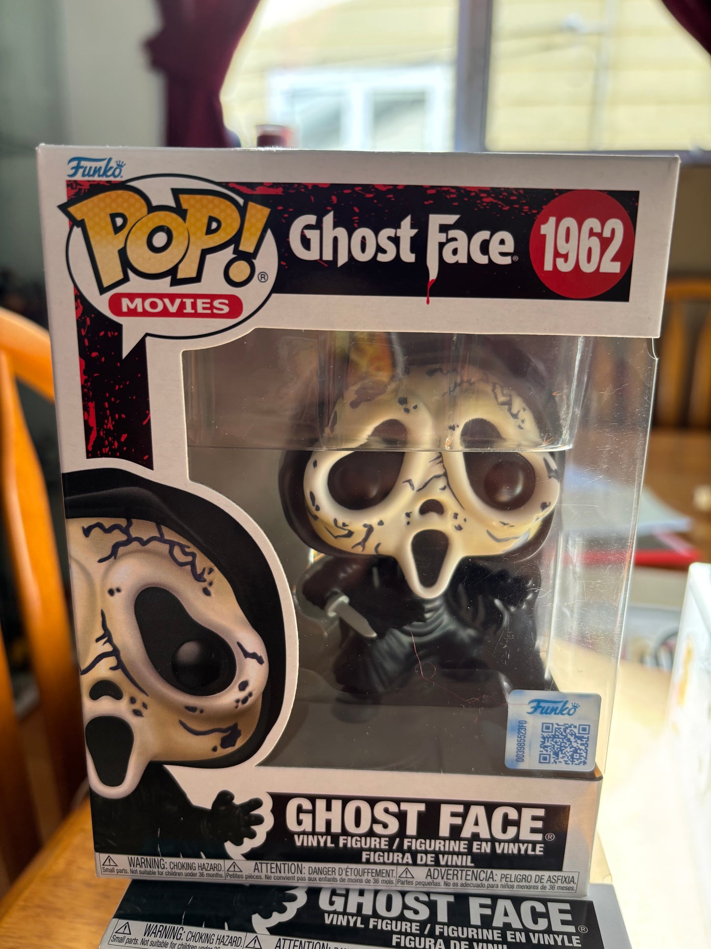 Horror Funko Pop: Scream : Ghostface - Ghostface #1962 Distressed face Exclusive