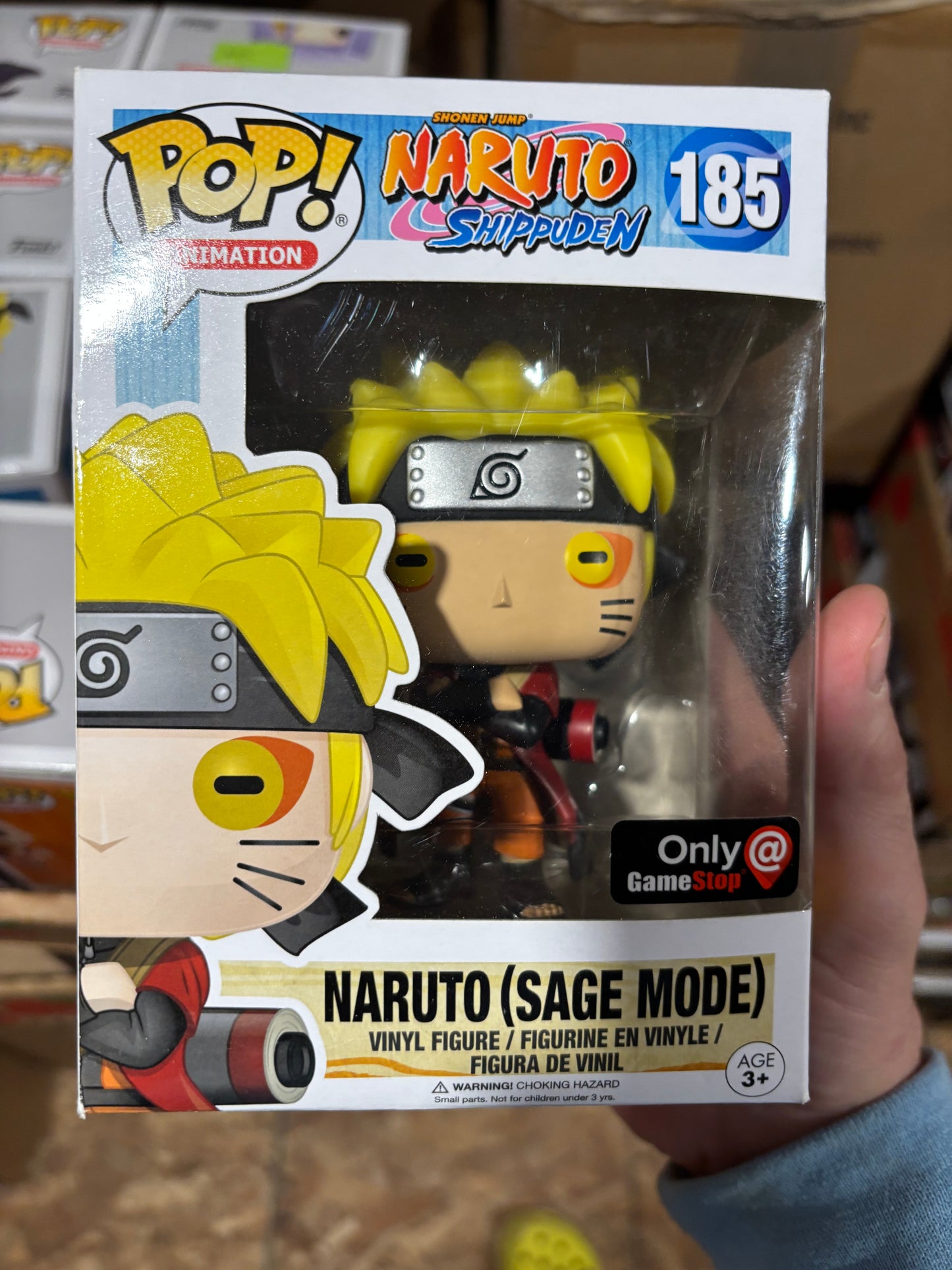 Funko Pop! Anime: Naruto: Shippuden #185  Sage Mode gamestop exclusive