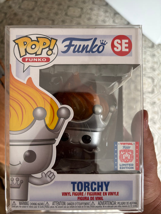 Funko Pop! AD Icons: Torchy SE Virtual Fundays Limited Edition Exclusive