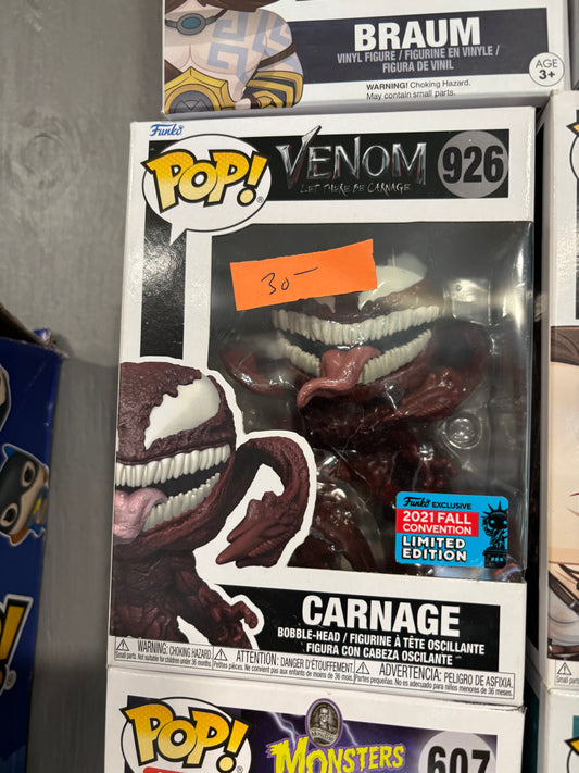 Funko Pop! Marvel: Venom Let there be Carnage: Carnage 2021 Shared Exclusive