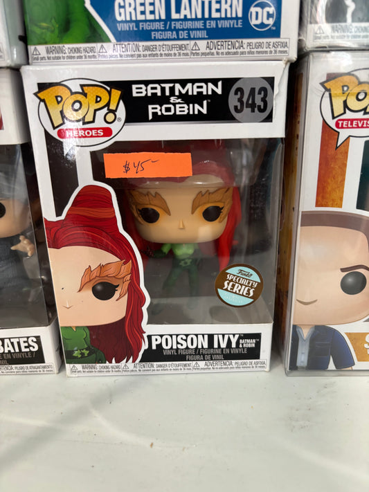 Dc Funko Pop : Poison Ivy #343 Specialty Series Exclusive Batman