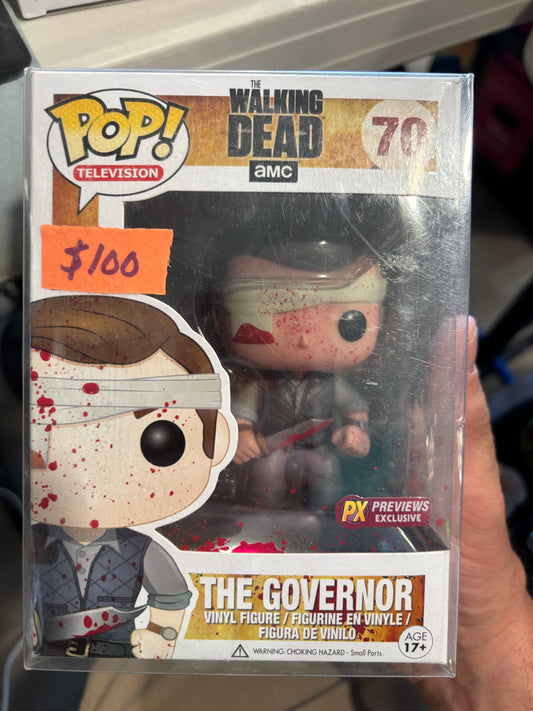 FUNKO POP! Television : Walking Dead : The Governor Px Previews Exclusive Bloody Variant