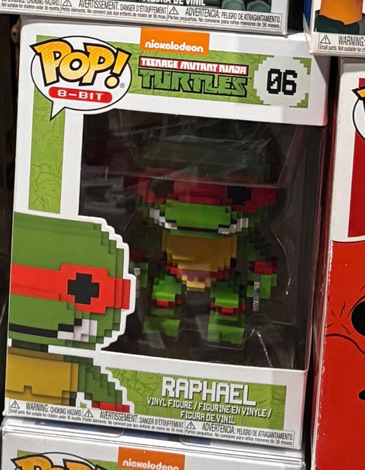 Funko Pop!  Teenage Mutant Ninja Turtles :  Raphael #06 8 bit