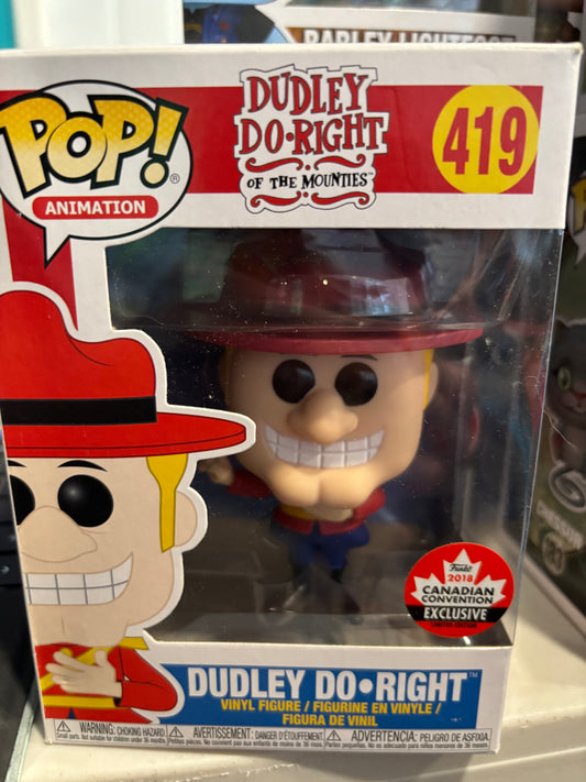 Funko Pop! AD Icons: Dudley Do Right #419 2019 Canadian convention exclusive