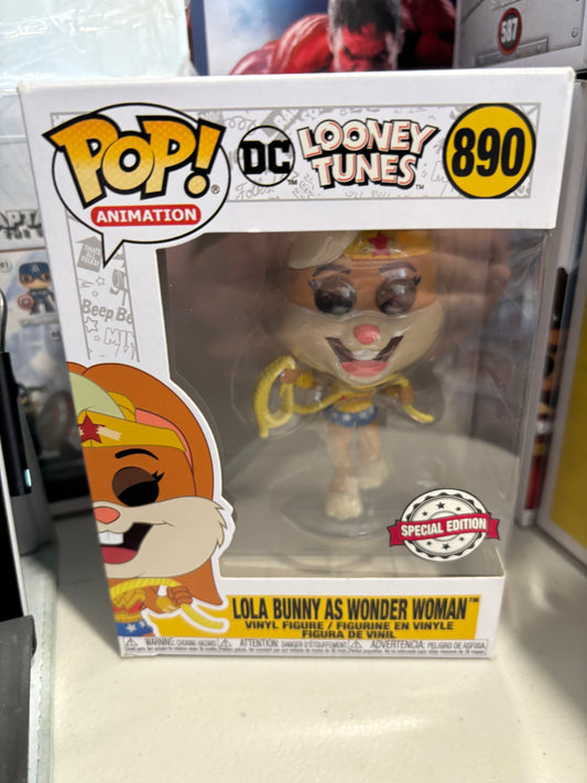 Looney Tunes Dc Comics : Lola Bunny as wonder woman #890 Shared Exclusive