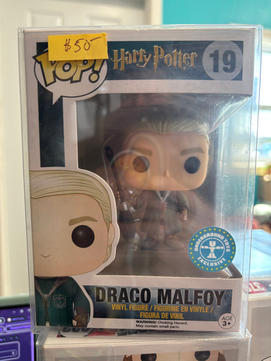Funko Pop! Movies: Harry Potter - Draco #19 underground toys exclusive