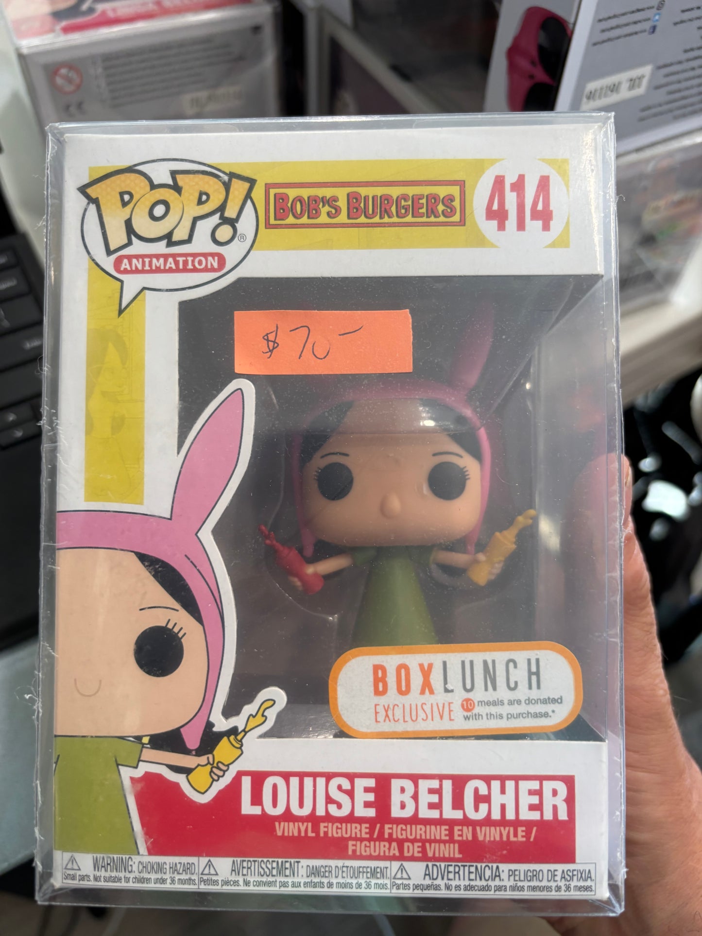 Funko Pop! Bobs Burgers - Louise Belcher #414 Box lunch Exclusive