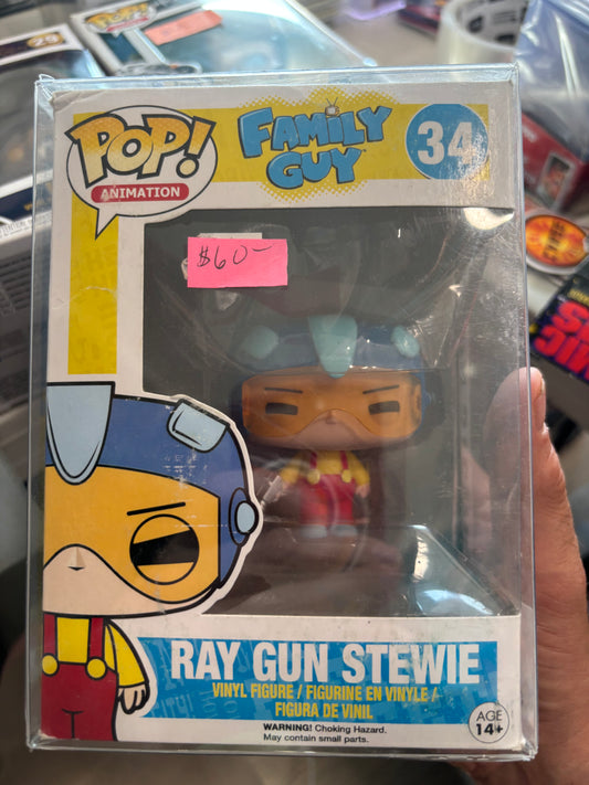 Funko Pop! Family Guy : Ray Gun Stewie #34