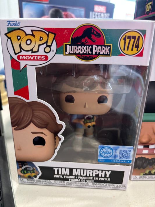 Jurassic Park Funko Pop! Tim Murphy #1774 Shared Exclusive