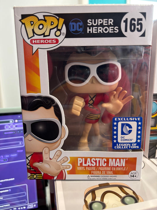 Funko Pop : DC:   Super Heroes : Plastic Man #165 Legion of Collectors Exclusive