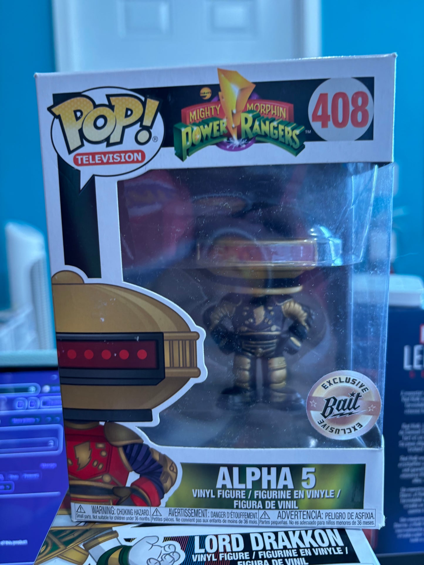 Funko Pop! TV: Mighty Morphin Power Rangers :  Alpha 5 #408 Bait Exclusive