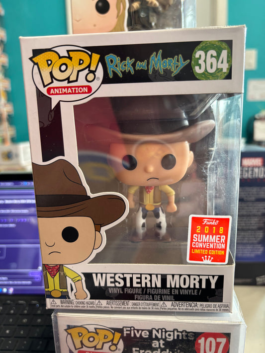 Funko Pop! Rick and Morty : Western Morty #364  2018 Summer Exclusive