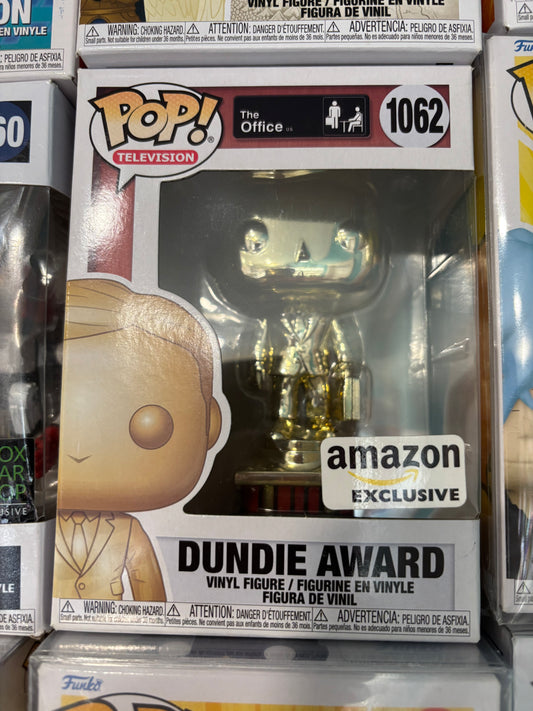 Office Funko Pop!  Dundie Award #1062 Amazon Exclusive
