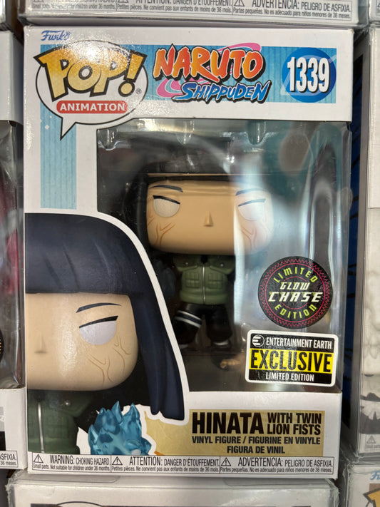 Funko! Pop Animation: Naruto Shippuden : Hinata with twin lion fists #1339 Entertainment Earth Exclusive