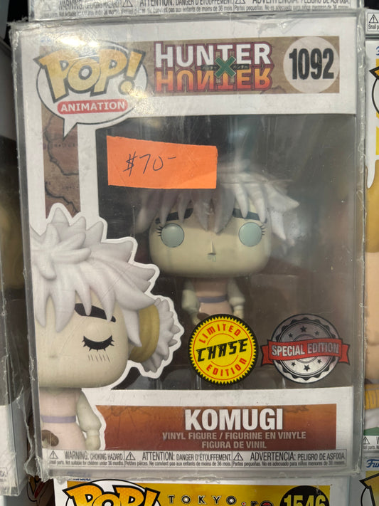 FUNKO POP! Anime: Chase : Hunter X Hunter : Komugi #1092 Shared Exclusive