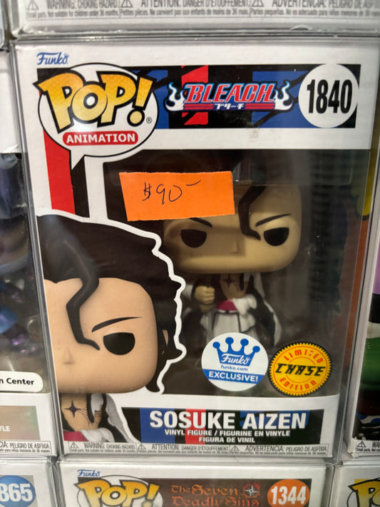 Funko Pop! Animation Bleach Sosuke Aizen Funko Store Exclusive #1840 Chase