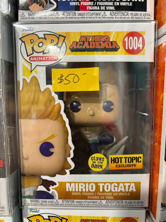 Funko! Pop Animation: My Hero Academia - Mirio Togata #1004 Hot Topic Exclusive GID