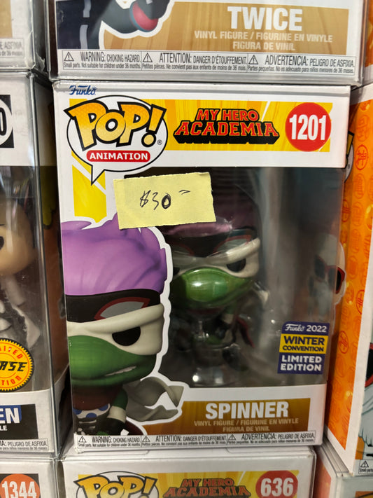 Funko! Pop Animation: My Hero Academia - Spinner #1201 2022 Winter Exclusive