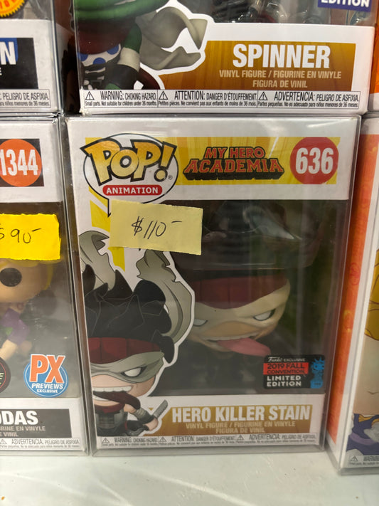 Funko! Pop Animation: My Hero Academia - Hero Killer Stain #636 2019 Fall Convention Exclusive