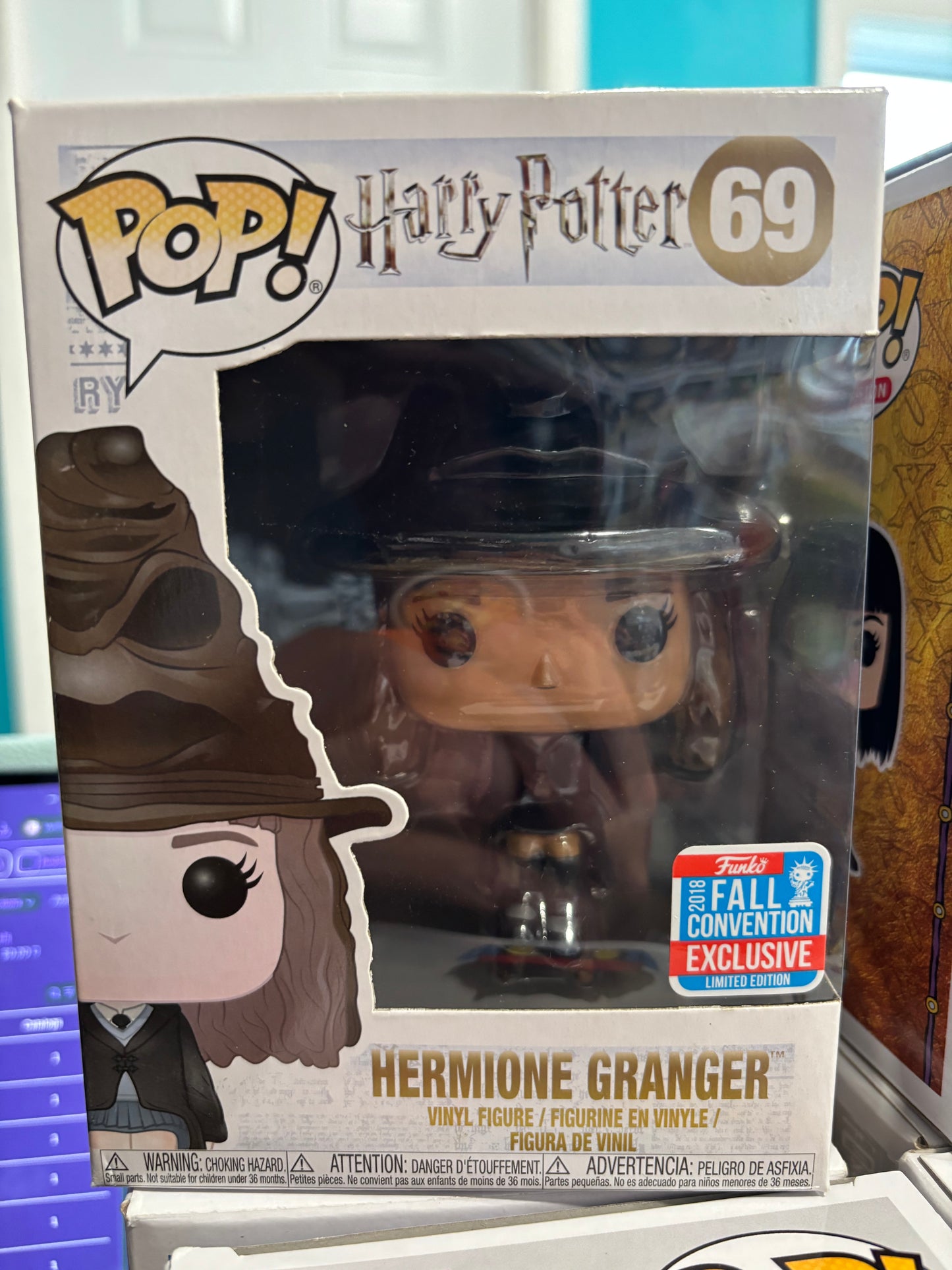 Harry Potter Pop! Hermione Granger #69 2018 Fall Exclusive sorting hat
