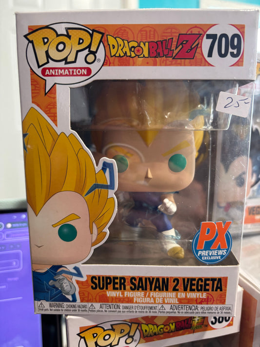 Dragon Ball z Funko Pop! Super Saiyan 2 Vegeta #709 px previews exclusive
