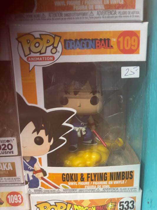 Dragon Ball z Funko Pop!  Goku & Flying Nimbus #109