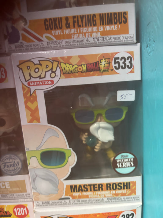 Dragon Ball z Funko Pop!  Master Roshi #533 Specialty Series Exclusive