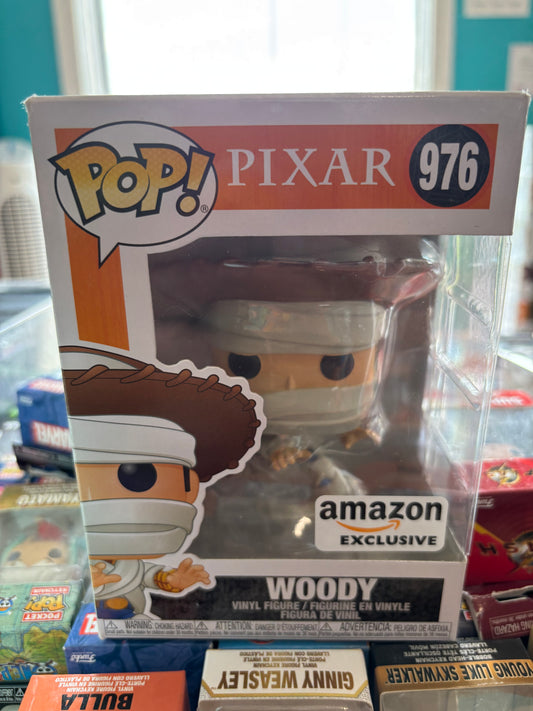 Disney Pop! Toy Story Pixar  : Woody #976 Amazon Exclusive as mummy Halloween