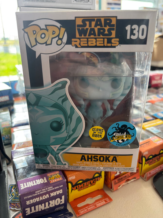 Star Wars Pop! Rebels : Ahsoka #130 GID  LA Comic Con Exclusive