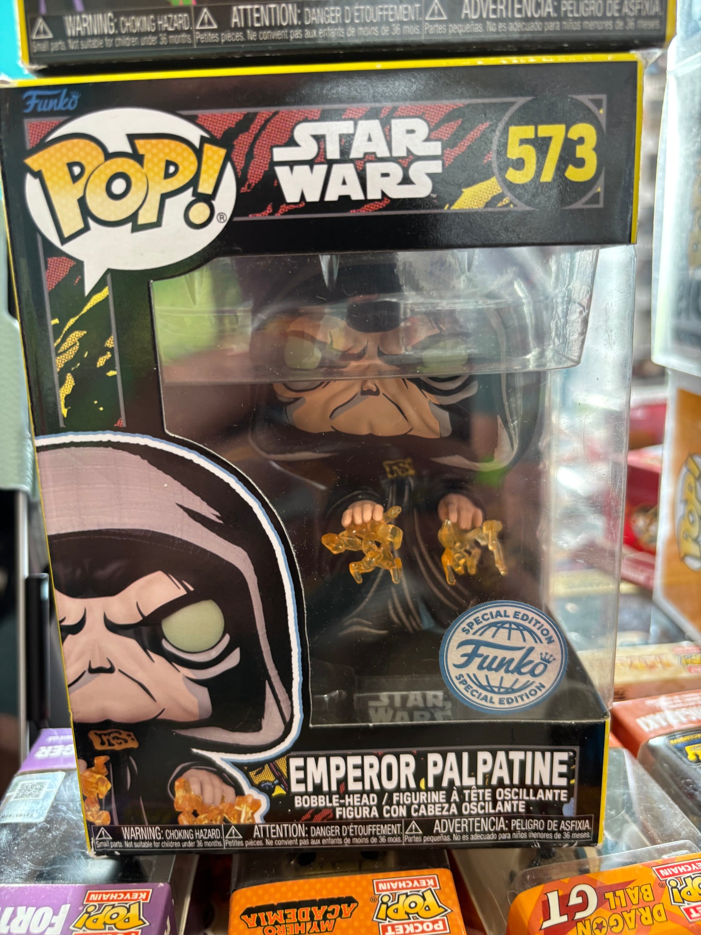 Star Wars Pop! Star Wars Pop!  Emperor Palpatine #573 Shared Exclusive