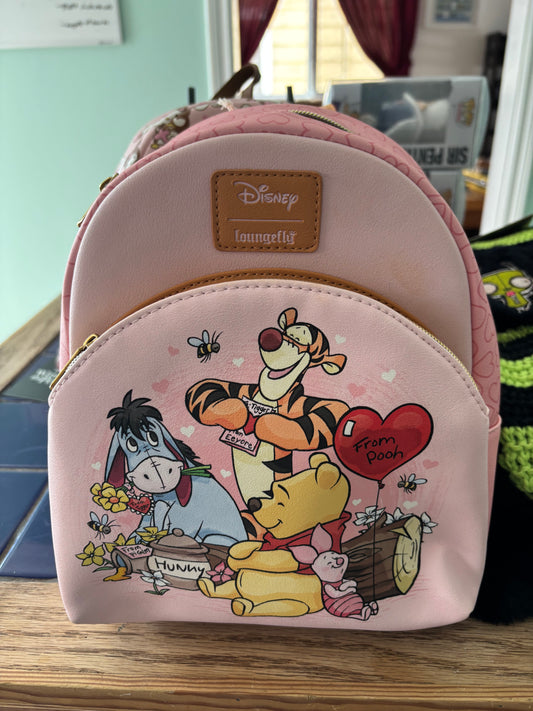 Disney Winni the pooh Loungefly bag Tigger Eeyore