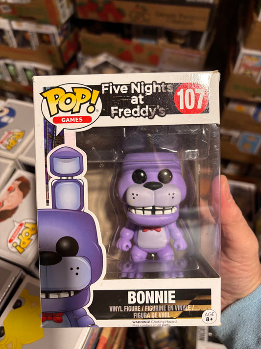 Video Games Funko Pop! Five Nights of Freddy : Bonnie #107 box damage