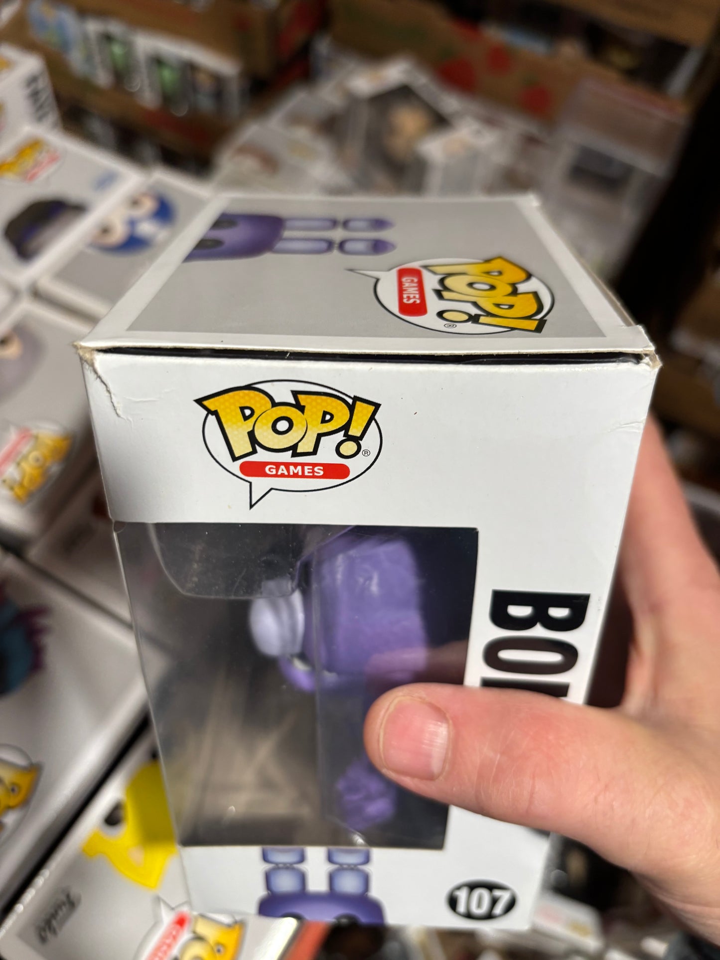 Video Games Funko Pop! Five Nights of Freddy : Bonnie #107 box damage