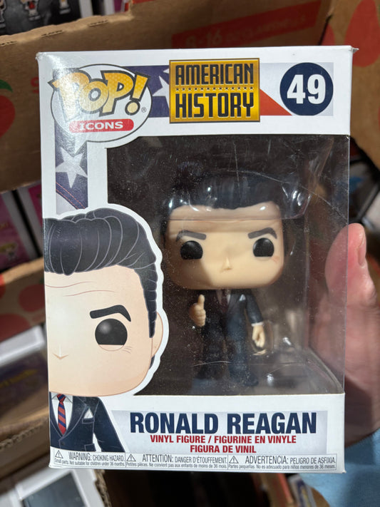 Funko Pop! American History : Icons Ronald Regan #49
