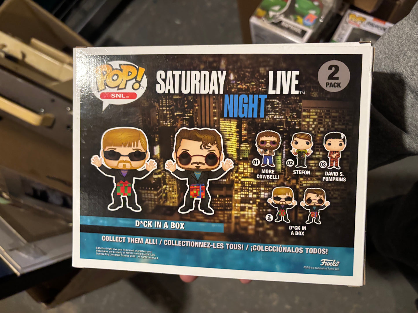 FUNKO POP! SNL D*ck in a box 2 pack : Justin Timberlake & Andy Samberg Saturday night live