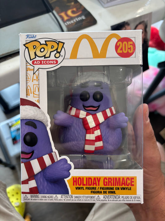 Funko Pop! Ad Icons: McDonald's - Holiday Grimace *box damage
