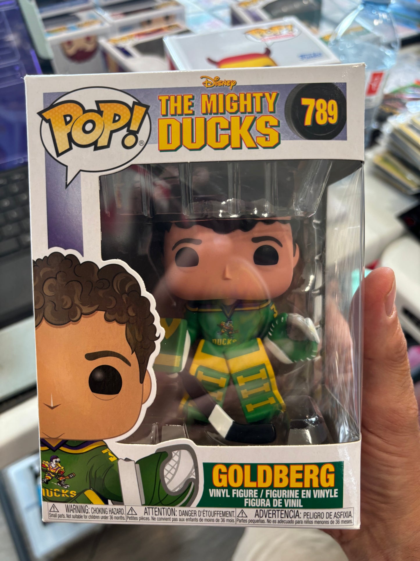 Disney Funko Pop!  Mighty Ducks - Goldberg #789