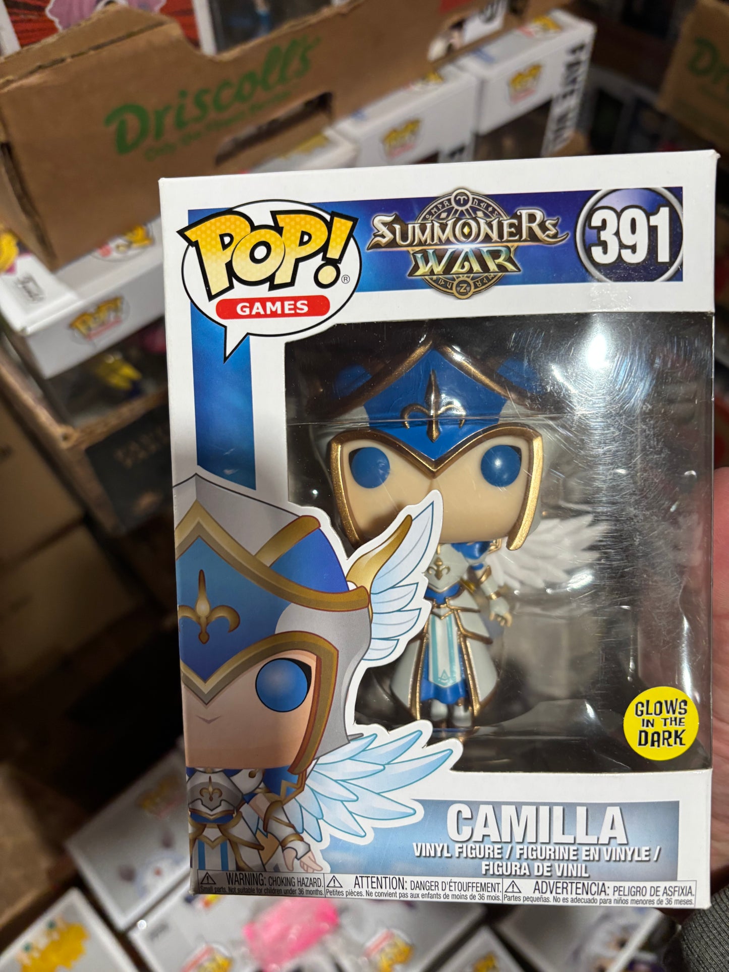 Funko Pop : Video Games : Summoners War : Camilla #391 GID