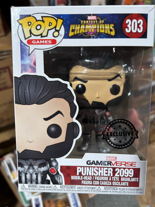 Funko Marvel Pop! Punisher 2099 #303 Gamerverse Shared Exclusive