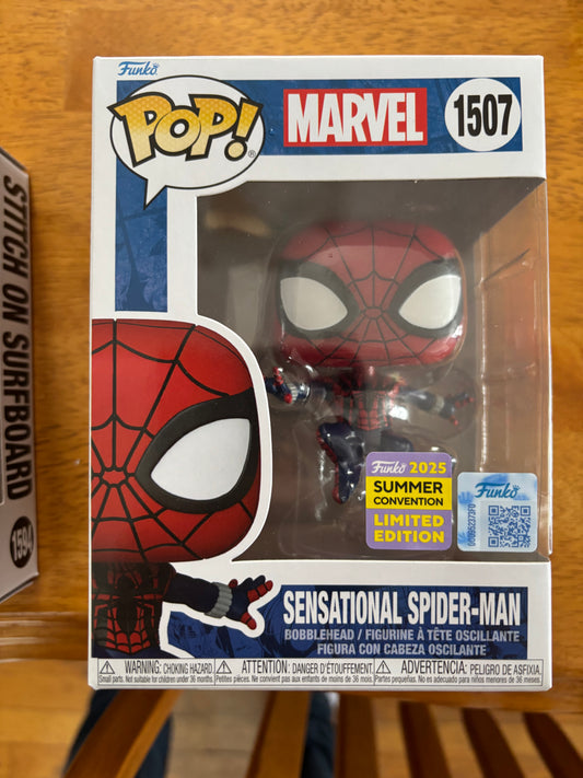 Funko Pop : Marvel Sensational Spider-man #1507  2025 Summer Exclusive