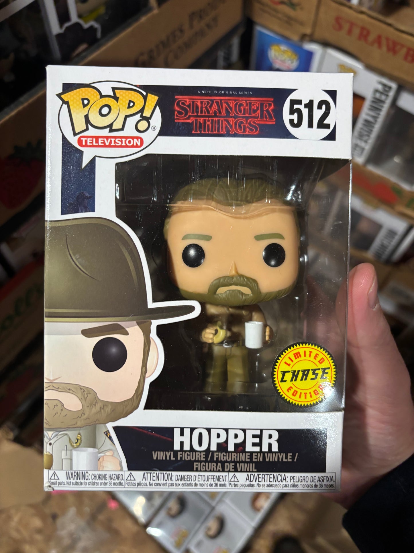 Stranger Things Pop! Hopper #512 Chase