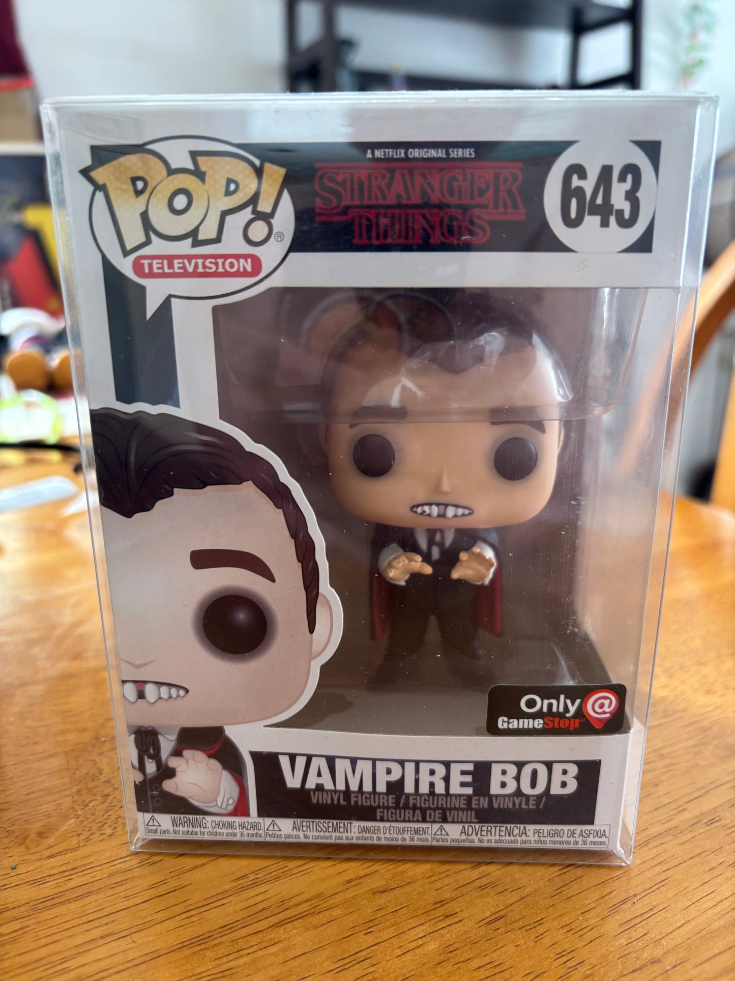 Stranger Things Pop!   Vampire Bob #643 Gamestop Exclusive