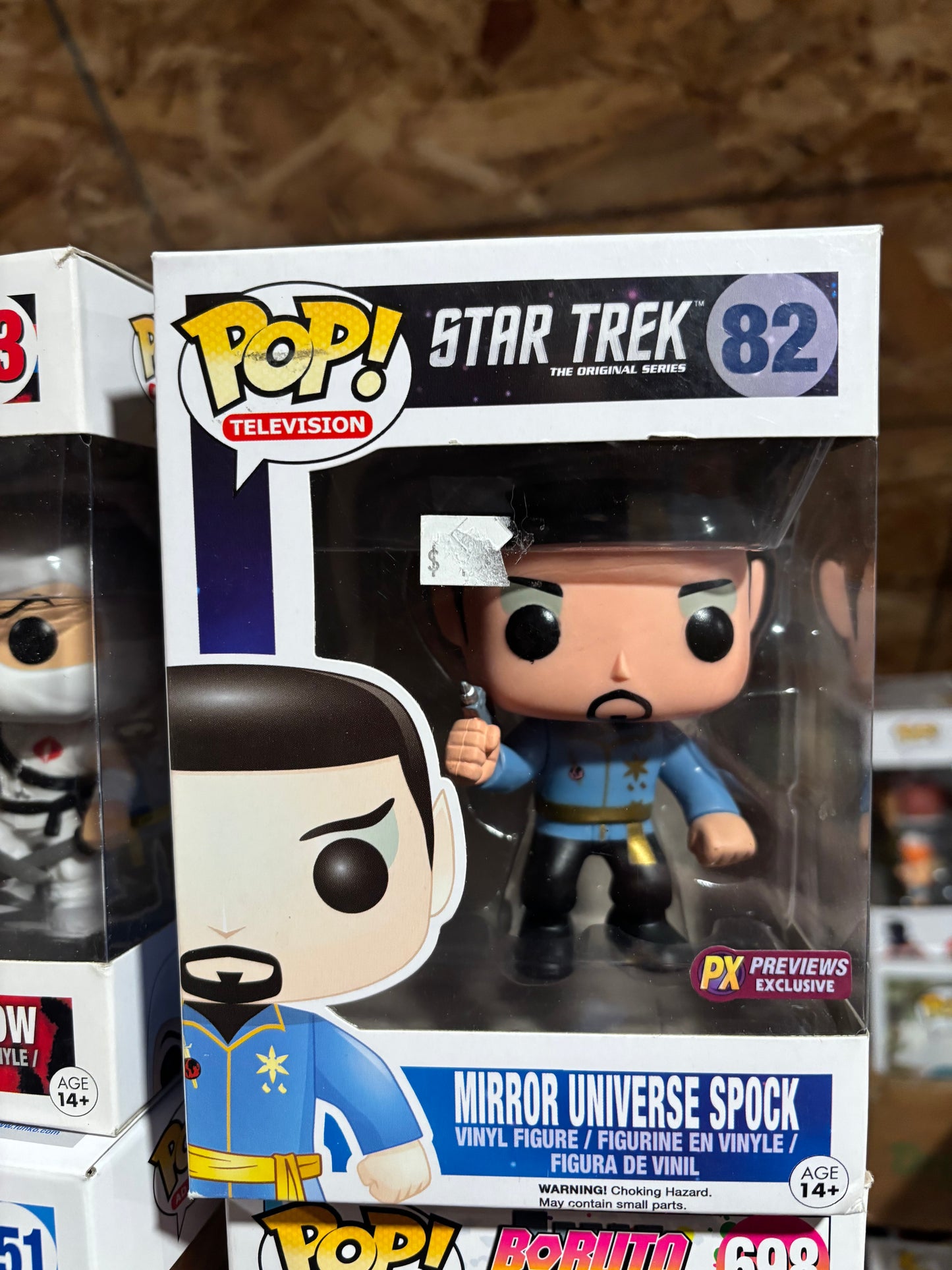 Star Trek Pop! Spock #82  Mirror Universe Spock Px Previews Exclusive